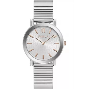 FURLA Arco Chain naiste kvartskell WW00003007L1 38mm roostevaba teras hõbedane
