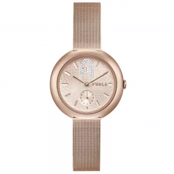 FURLA Arco Chain naiste kvartskell WW00013007L3 36mm hõbedane roostevaba teras