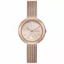 FURLA Arco Chain naiste kvartskell WW00013007L3 36mm hõbedane roostevaba teras
