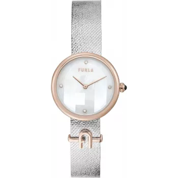 FURLA Arco Chain Naiste Kell WW00022004L5 32mm Roosakuldne Roostevaba Teras