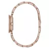 FURLA Arco Mini naiste kvartskell WW00004008L3 30mm hõbevalge sihverplaadiga musta nahkrihmaga