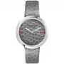 FURLA Giada naiste kvartskell R4251110501 34mm hõbedane sihverplaat roosa nahkrihm