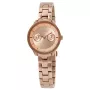 FURLA Giada Naiste Kvartskell R4253102518 31mm Roosakuldne PVD Roostevabast Terasest Korpuse Roosa Nahast Rihma Hõbedase Sihtnumbriplaadiga