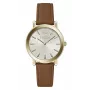 FURLA Giada Women's Quartz Watch WW00003002L2 38mm Silver Dial Blue Leather Strap