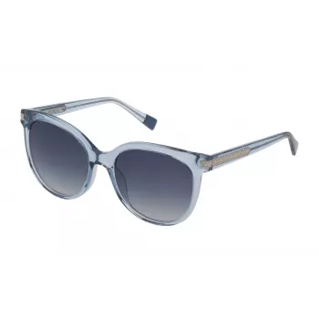 FURLA SFU337-5497DY Naiste päikeseprillid pruun Havana atsetaatraamiga pruun gradientlääts 54 mm