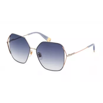FURLA SFU601-580492 Naiste päikeseprillid Havana pruun atsetaat 58mm