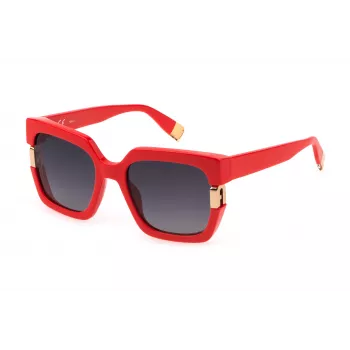 FURLA SFU624-5405GQ Naiste päikeseprillid Havana atsetaat pruun polükarbonaat 54/20/140 mm