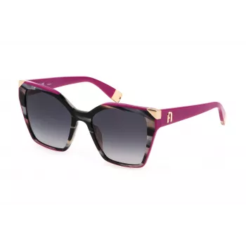 Furla SFU686V5405GZ naiste kassisilma päikeseprillid Havana pruun gradient 54mm