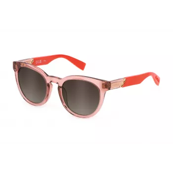 FURLA SFU687-510D48 Naiste päikeseprillid - pruun Havana atsetaatraam, gradientpruun lääts, 51 mm