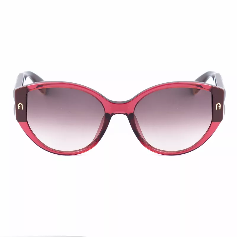 FURLA SFU784-570AFD Naiste päikeseprillid Havana atsetaatraamiga, pruuni gradiendiga läätsed 57/19/140 mm