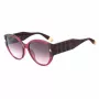 FURLA SFU784-570AFD Naiste päikeseprillid Havana atsetaatraamiga, pruuni gradiendiga läätsed 57/19/140 mm