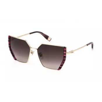 FURLA SFU786V570AHL Naiste päikeseprillid Havana pruun atsetaatraamiga pruuni gradiendiga läätsedega 57/14/140 mm