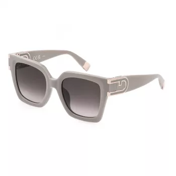 Furla SFU878 naiste kassi-silma päikeseprillid, Havana pruun raam, pruunid gradient-läätsed, 52mm SFU878-520AEC