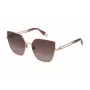 FURLA Naiste Kassiprilli Päikeseprillid SFU690-580SHP Havana Pruun Atsetaatraam Pruuni Gradientklaasiga 58/17/135 mm