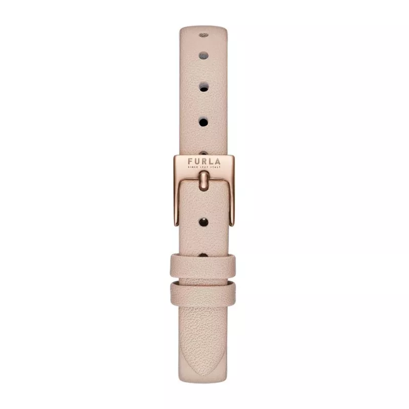 FURLA naiste käekell WW00018008L3 38mm roostevabast terasest kvarts-analoog hõbedase numbrilaua ja musta nahkrihmaga