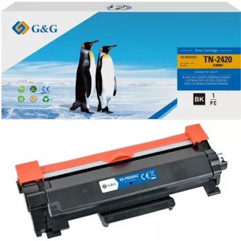 G&G 20319 XXL ühilduv toonerikassett Brother TN-2420 jaoks - must, 3000 lehekülje tootlikkus