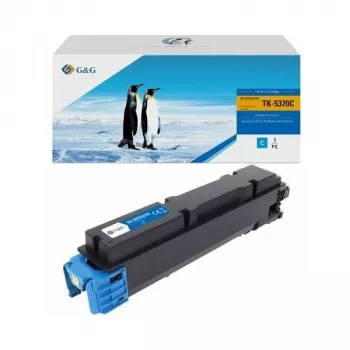 G&G 21000 ühilduv toonerikassett Kyocera TK-5370C jaoks – tsüaan, 21 000 lehekülge