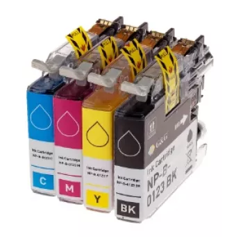G&G ühilduv 4-pakk kõrge mahutavusega tindikassetid HP 364XL jaoks - must, tsüaan, magenta, kollane GP-H364XLBKCMY-4P
