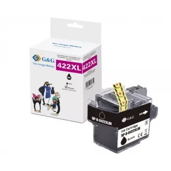G&G ühilduv must tintikassett Brother LC422XLBK jaoks (3000 lehekülge) 20584