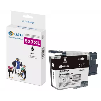 G&G ühilduv Brother LC527XLBK must suure mahutavusega tindikassett (3000 lehekülge) 22061
