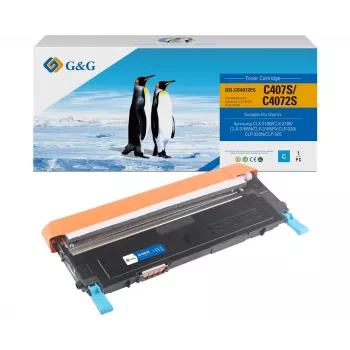 G&G ühilduv tsüaansinine toonerikassett Samsung CLT-C4072S / HP ST994A jaoks (14452)