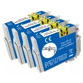 G&G ühilduv Epson 603XL suure mahutavusega tindikassett 4-pakk - must, tsüaan, magenta, kollane (GP-E603XLBKCMY-4P)