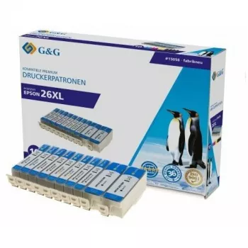 G&G ühilduv tindikassettide komplekt Canon PGI-2600XL/CLI-2610XL jaoks - must, tsüaan, magentapunane, kollane (4 tk)