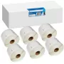 G&G ühilduvad sildirullid 32x57mm must valgel, 6 rulli x 1000 silti, Dymo 11354/S0722540 jaoks