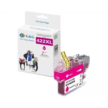 G&G ühilduv magenta tindikassett Brother LC422XLM jaoks (1500 lehekülge) - 20586
