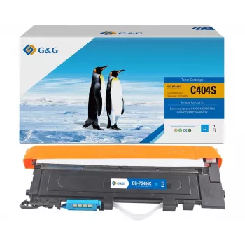 G&G ühilduv toonerikassett tsüaan Samsung CLT-C404S / HP ST966A jaoks (14463)