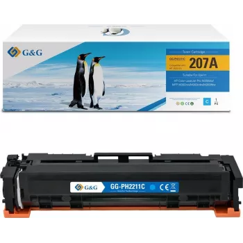 G&G Ühilduv toonerikassett HP 207A / W2211A (tsüaan)