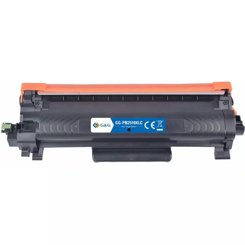 G&G GG-PB2510XLC suure saagisega ühilduv toonerikassett Pantum P2500/M6500/M6550/M6600 jaoks - must (6000 lehekülge)