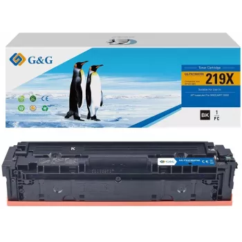 G&G GG-PH2190XFBK Ühilduv toonerikassett must kõrge saagikusega asendus HP 219X W2190X jaoks