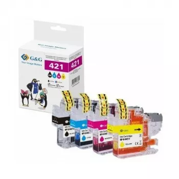 G&G GP-B421BKCMY-4P tindikassettide komplekt 4 tk, ühilduv HP OfficeJet Pro-ga (must, tsüaan, magenta, kollane) suure mahutavusega 950XL/951XL