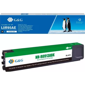 G&G tindikassett, ühilduv HP 913A / F6T77AE must (14399)