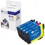 G&G Multipack tindikassetid, ühilduvad Epson 604XL-iga (4 x XL, must/tsüaan/magenta/kollane, 20547)