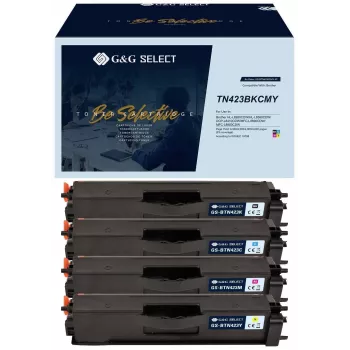 G&G Select Toner 4-Pack Compatible with Brother TN-423CMYK (21144)