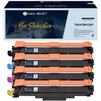 G&G Select Toner 4-Pack Brother TN-247CMYK BK/C/M/Y jaoks (21134)