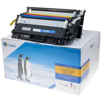 G&G toonerikomplekt 4 tk Samsung CLT-P404C / HP SU365A must, tsüaan, magenta, kollane
