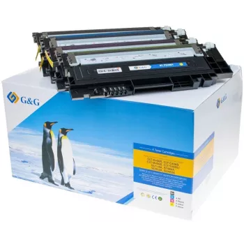 G&G toonerikomplekt 4 tk Samsung P406C/HP SU375A must/tsüaan/magenta/kollane