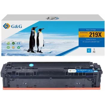 G&G toonerikassett HP 219X / W2191X tsüaani suure saagikusega GG-PH2191XFC asenduseks