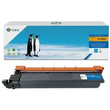 G&G Täitekomplekt Ühilduv Brother TN248XL C Tsüaaniga (21404)