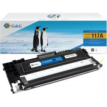G&G Tööriistatoonerkassett Ühilduv HP 117A / W2070A Must (18450)