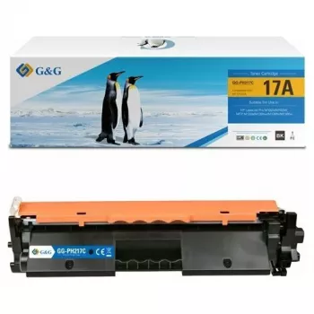 G&G Täitmiskassett Ühilduv HP 17A / CF217A (15264) - Must