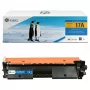 G&G Täitmiskassett Ühilduv HP 17A / CF217A (15264) - Must
