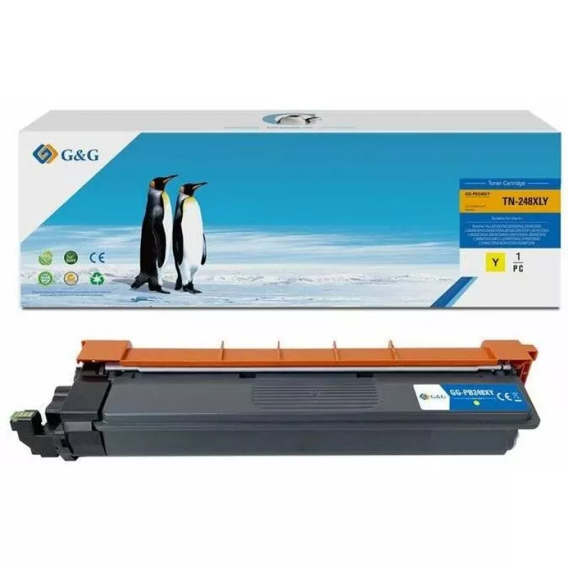 G&G Tinderikassett Brother TN248XL Y Yellow (21406)