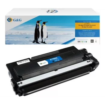 G&G XL ühilduv toonerikassett Brother TN-2320 (15463) jaoks - must