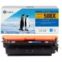 G&G XL ühilduv toonerikassett HP CF361X/508X jaoks – tsüaan (suure mahutavusega, 9500 lehekülge)