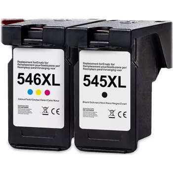 G&G XL tindikassett 2-pakk, ühilduv Canon 546XL/545XL (15088)