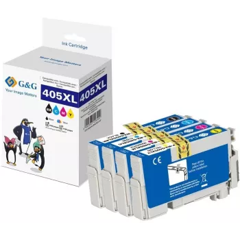 G&G XL tindikassett 4-pakk Epson 405XL MP BK/C/M/Y (18594)